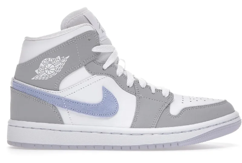 Air Jordan 1 Mid Wolf Grey Aluminum