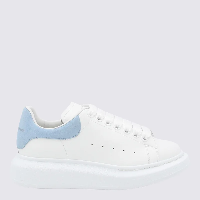 Alexander McQueen White Leather Oversize Sneakers