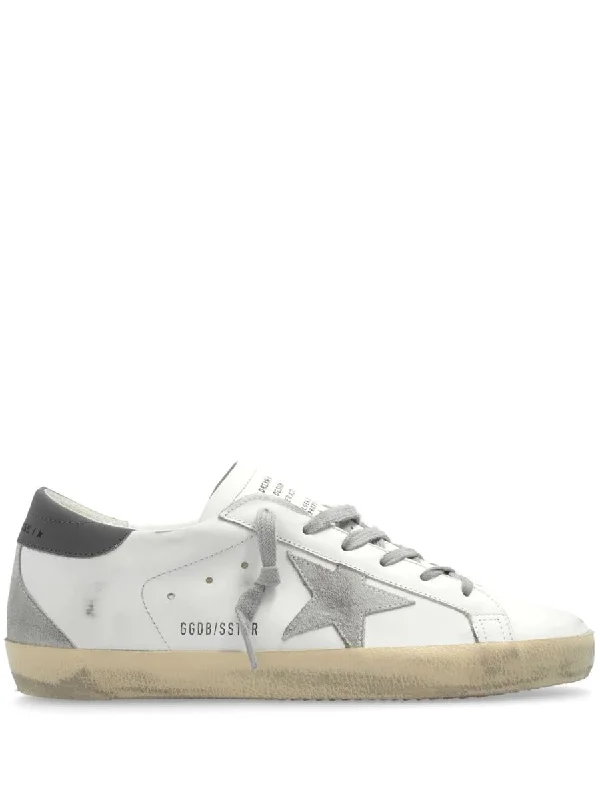 Golden Goose Super Star Leather Upper Shoes