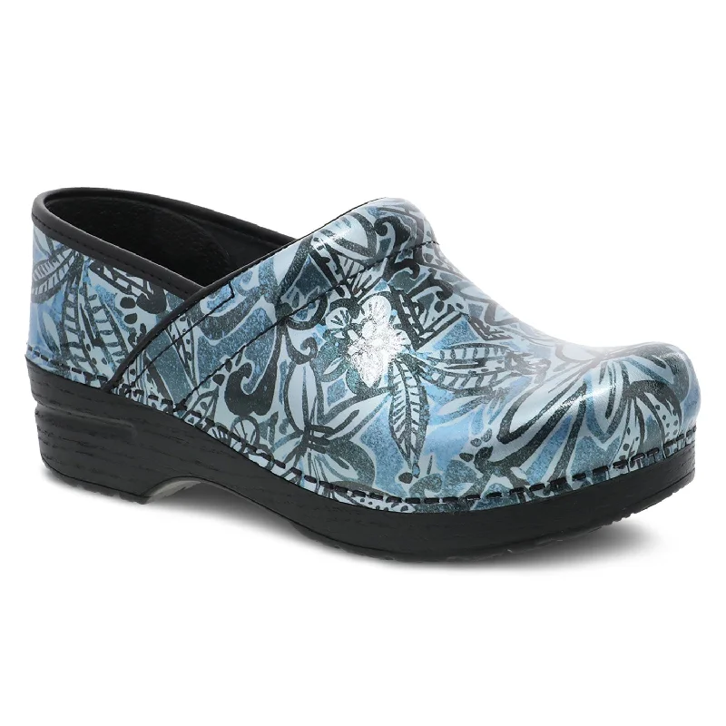 Professional Denim Floral Patent