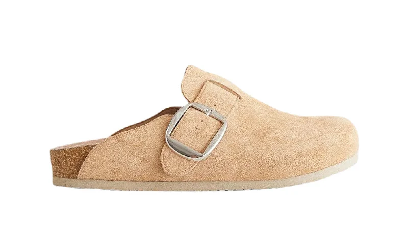 Madden Girl Women's Prim Suede Clog - Sand PRIM03J1