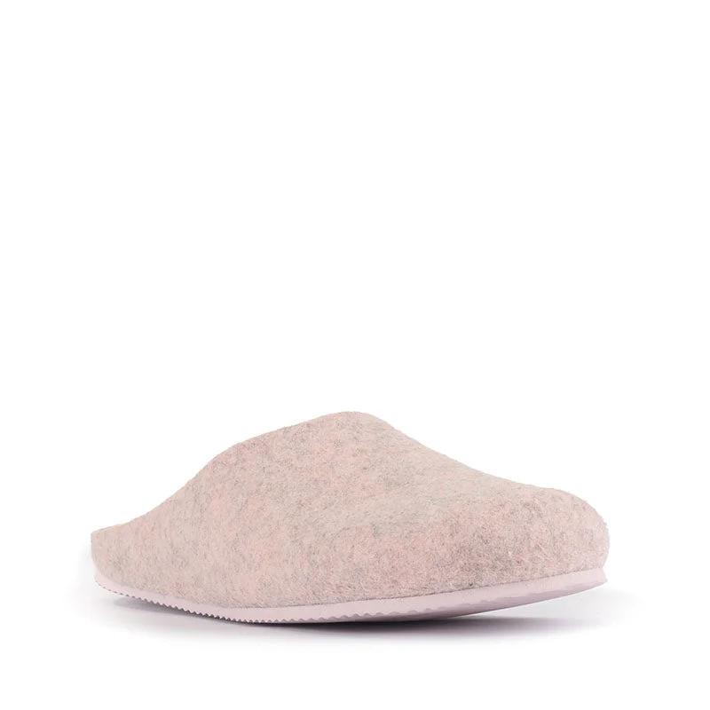 Pilar - Vegan Felt Mule Slipper - Pink Marl