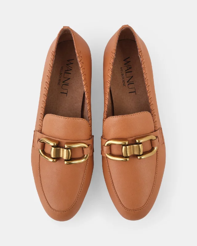 Thea Leather Loafer - Coconut Tan