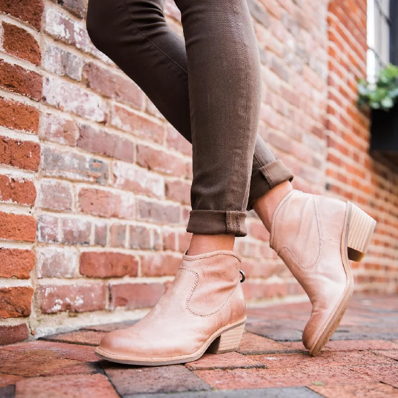 Aisley Ankle Boot in Rose Taupe