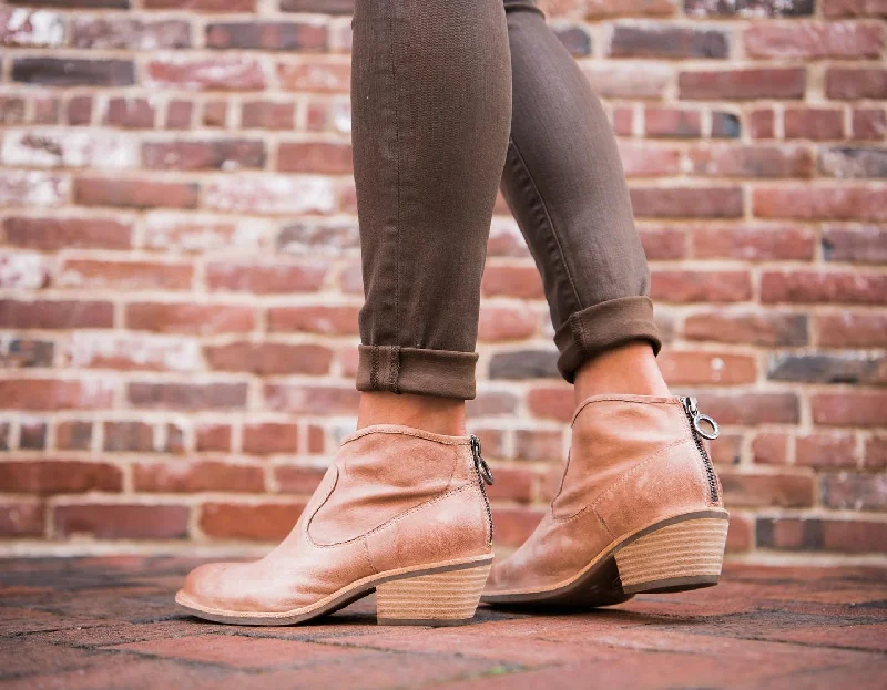 Aisley Ankle Boot in Rose Taupe