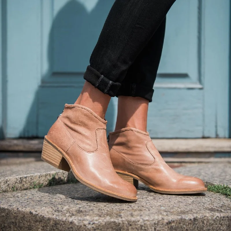 Aisley Ankle Boot in Rose Taupe