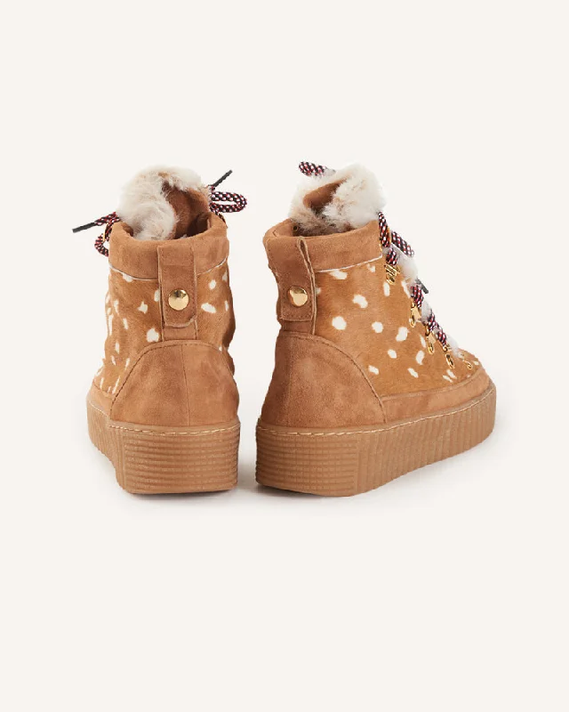 Alpine Bambi Print Boots