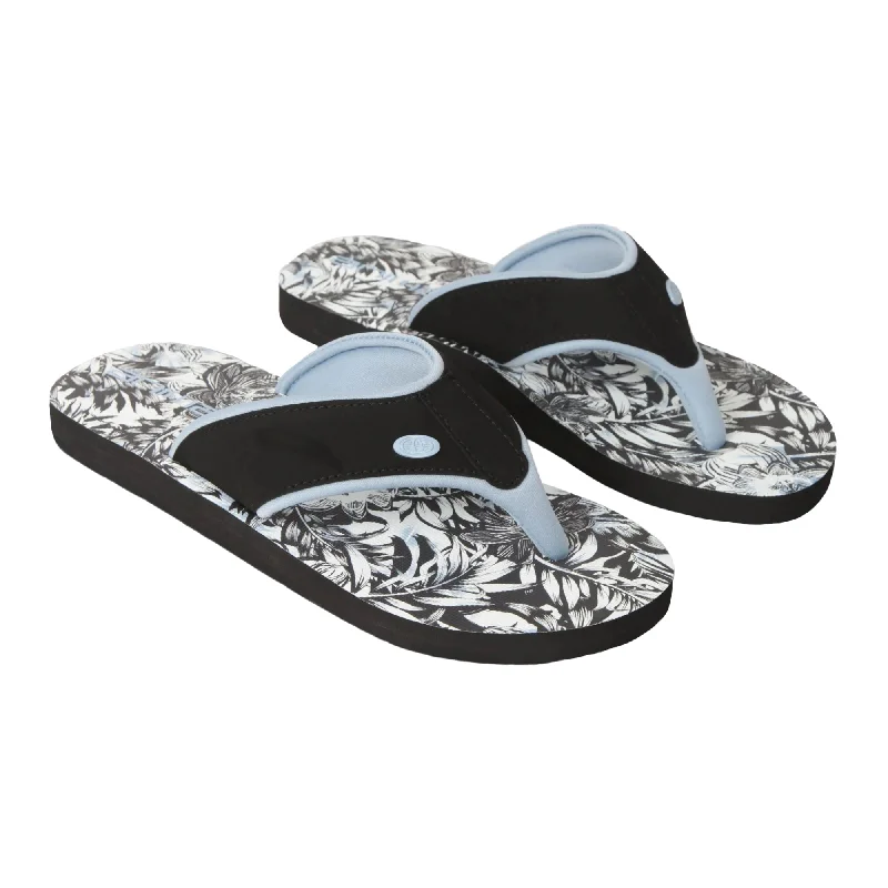 Animal Womens/Ladies Swish Leaf Print Recycled Flip Flops