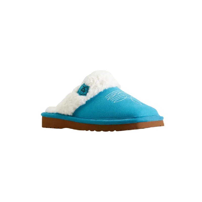 Ariat Women's Jackie Square Bright Turquoise Slipper