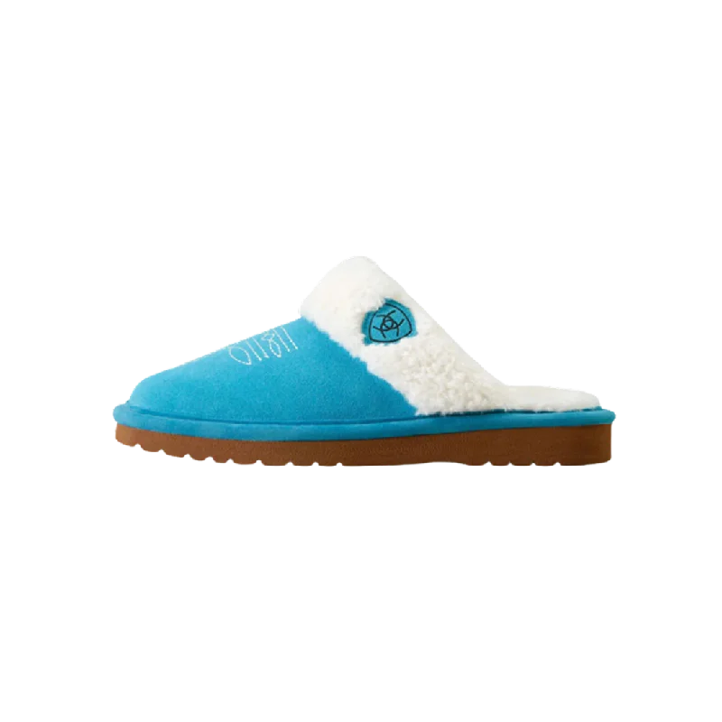 Ariat Women's Jackie Square Bright Turquoise Slipper