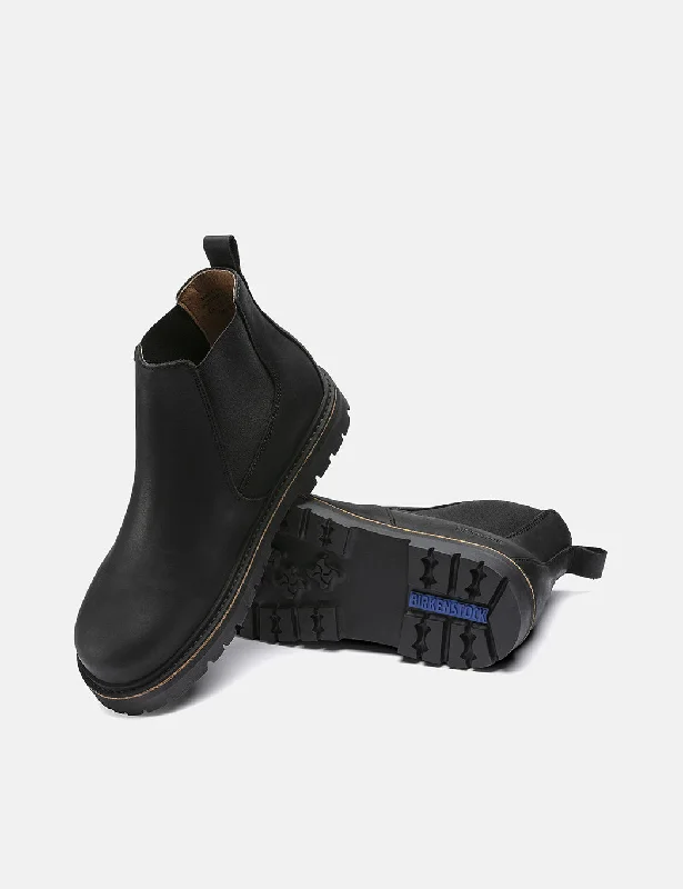 Birkenstock Stalon Boot (Regular, Nubuck Leather) - Black