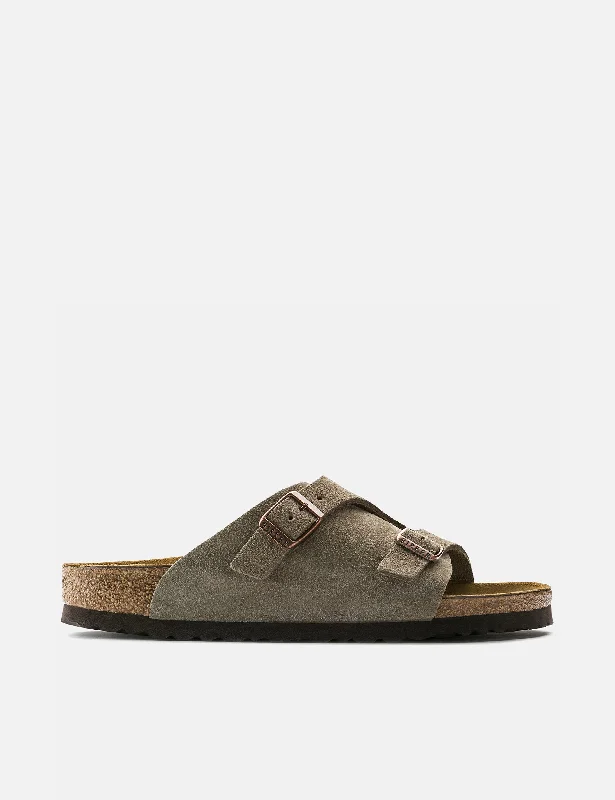 Birkenstock Zürich Sandal (Suede) - Taupe