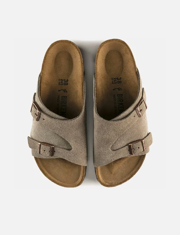 Birkenstock Zürich Sandal (Suede) - Taupe