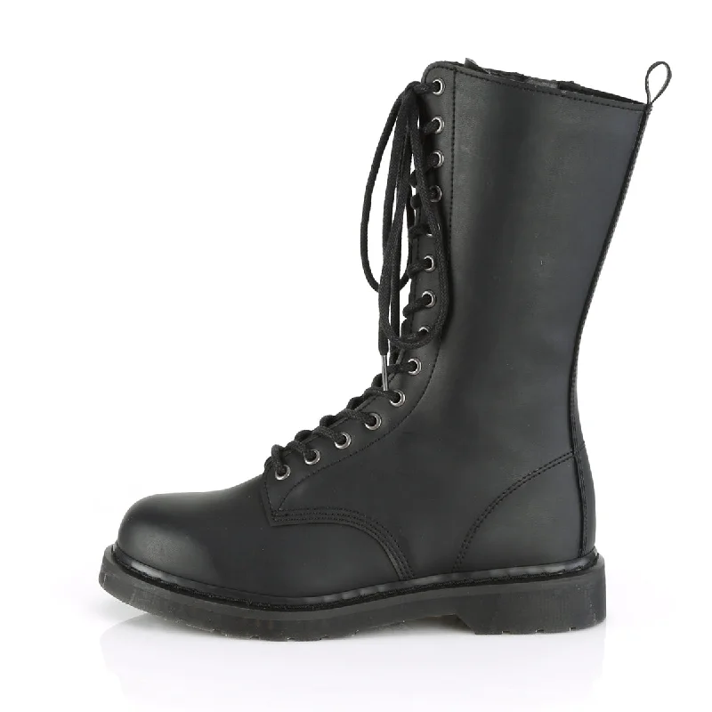 Bolt 300 Black Matte Vegan Leather Mens- Demonia Direct