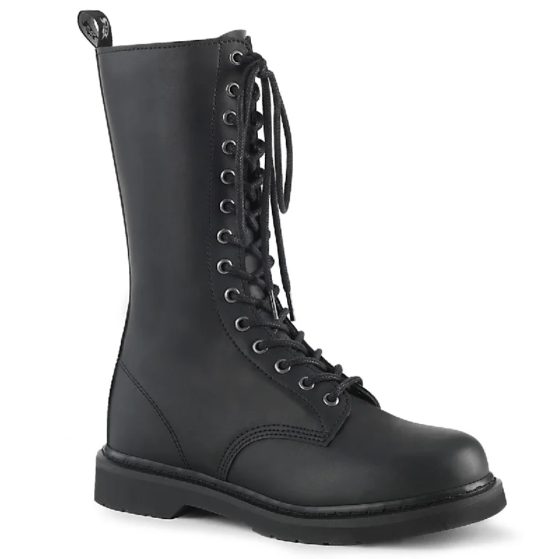 Bolt 300 Black Matte Vegan Leather Mens- Demonia Direct