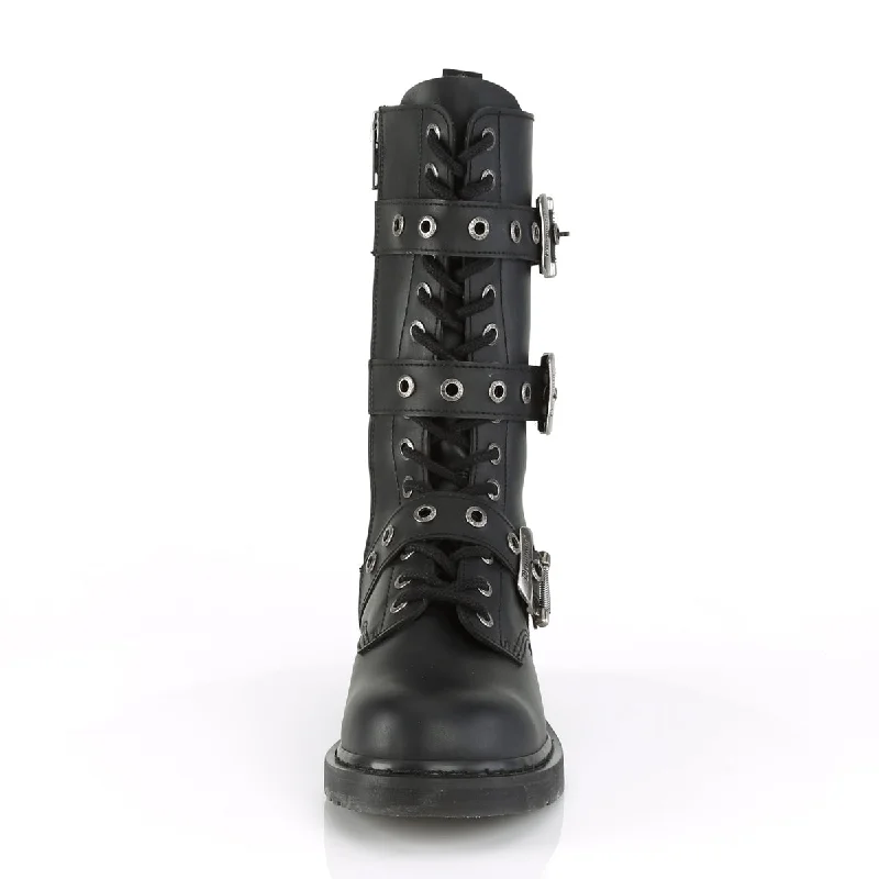 Bolt 330 Black Matte Vegan Leather Mens- Demonia Direct