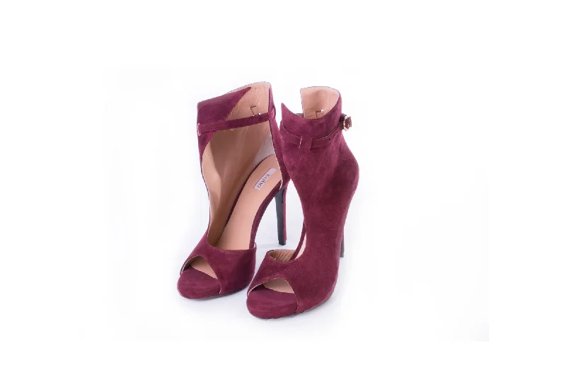 Boots Sandals Burgundy