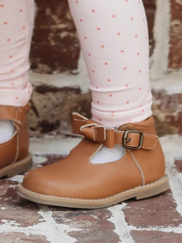 Buckle Strap Ankle Boot-Brown