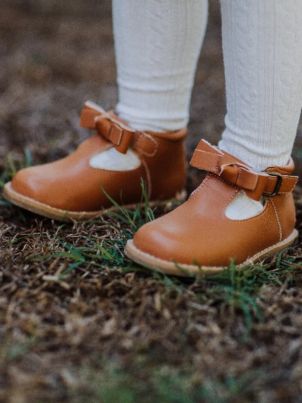 Buckle Strap Ankle Boot-Brown