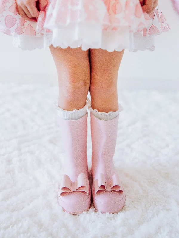 Cheery Rain Boots - Oh So Pink