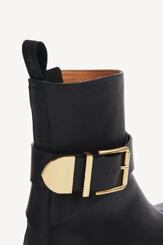 Chloé Owena Biker Boot - Black