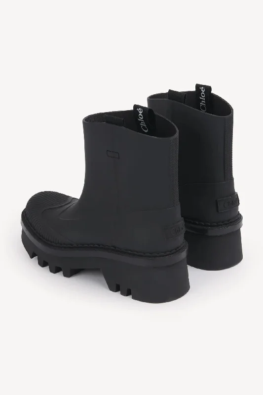 Chloé Raina Rubber Rain Boot - Black