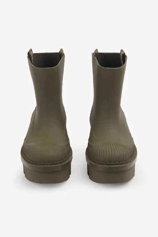 Chloé Raina Rubber Rain Boot - Grape Leaf