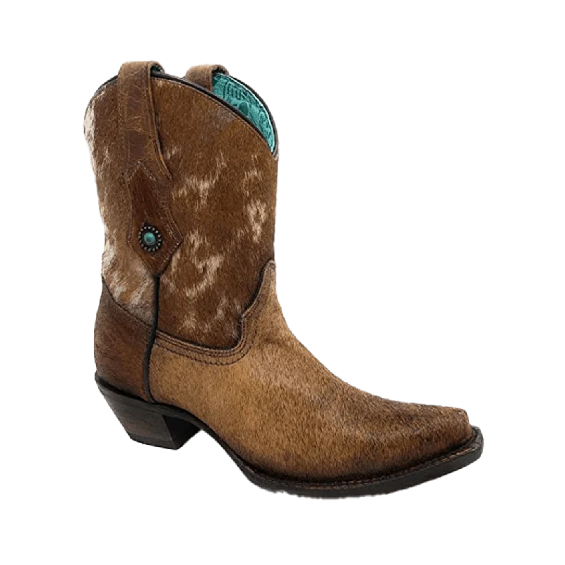 Corral Boots Women's Brown Conchos Ankle Boots