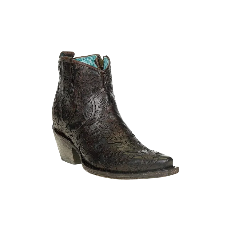 Corral Boots Women's  Brown Floral Boots