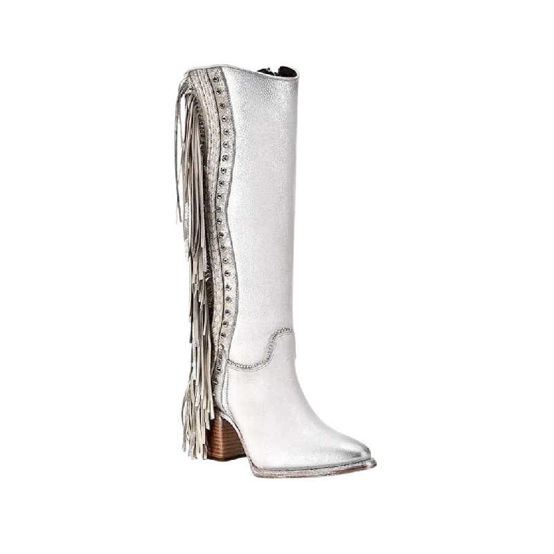 Cuadra Women's Cordova White Zipper Boot