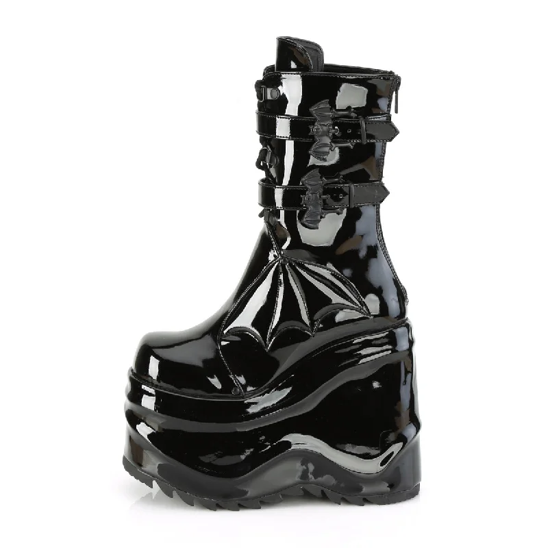 Wave 150 Platform Goth Boots  - Demonia Direct