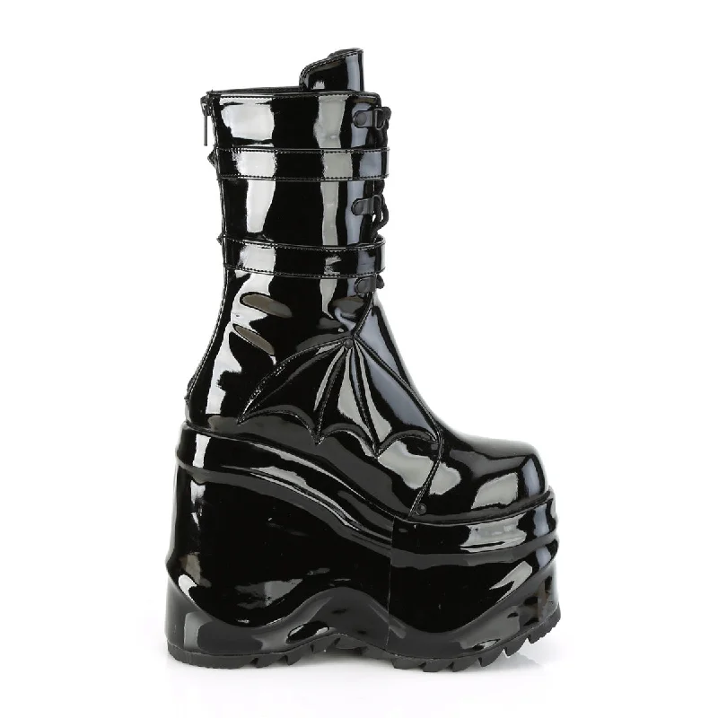 Wave 150 Platform Goth Boots  - Demonia Direct