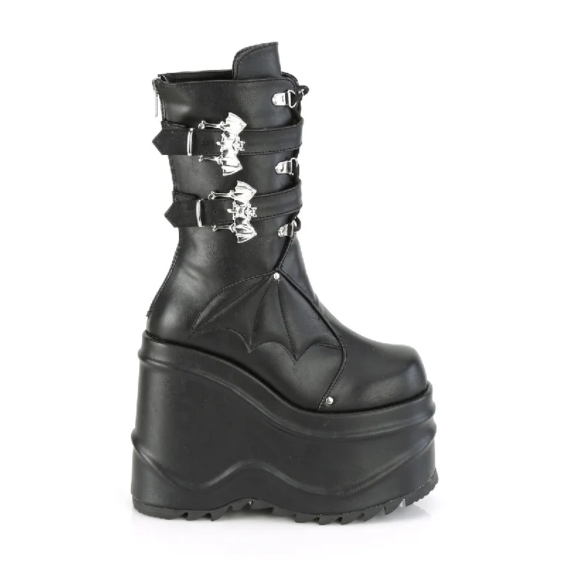 Wave 150 Platform Goth Boots  - Demonia Direct