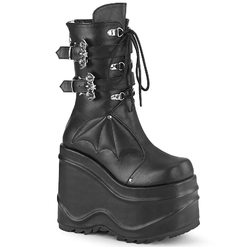 Wave 150 Platform Goth Boots  - Demonia Direct