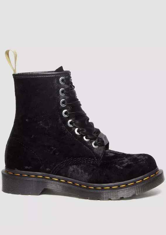 Dr.Martens Women's 1460 Vegan Crushed Velvet Boots