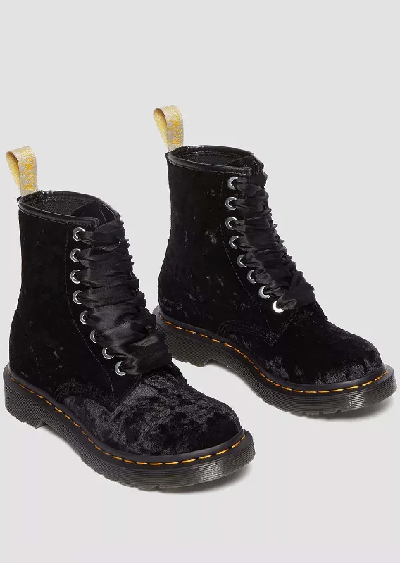 Dr.Martens Women's 1460 Vegan Crushed Velvet Boots