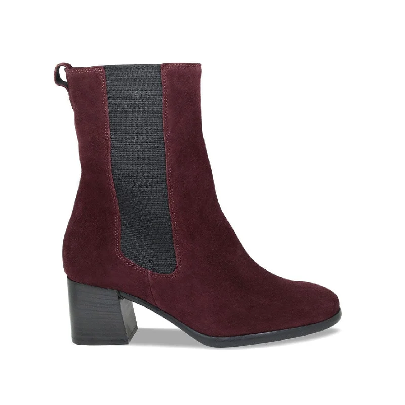 Fern: Burgundy Suede