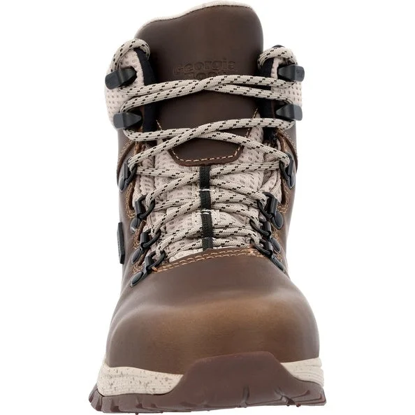 Women's Georgia Eagle Trail Alloy Toe Waterproof Hiker Boot #GB00556