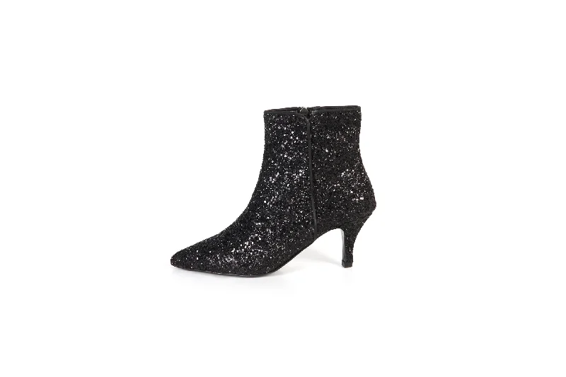 Glitter Boots Black