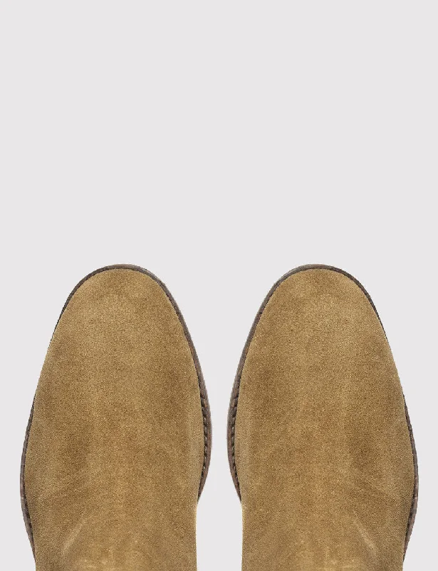 Hudson Tamper Chelsea Boot (Suede) - Sand