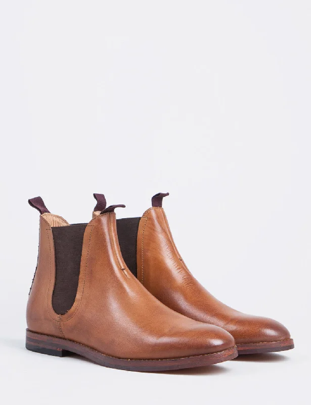 Hudson Tamper Chelsea Boot - Tan