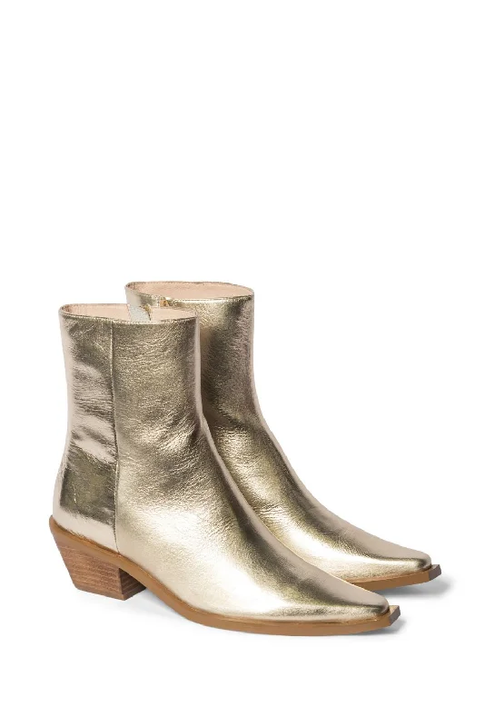 Intimation boot - metallic