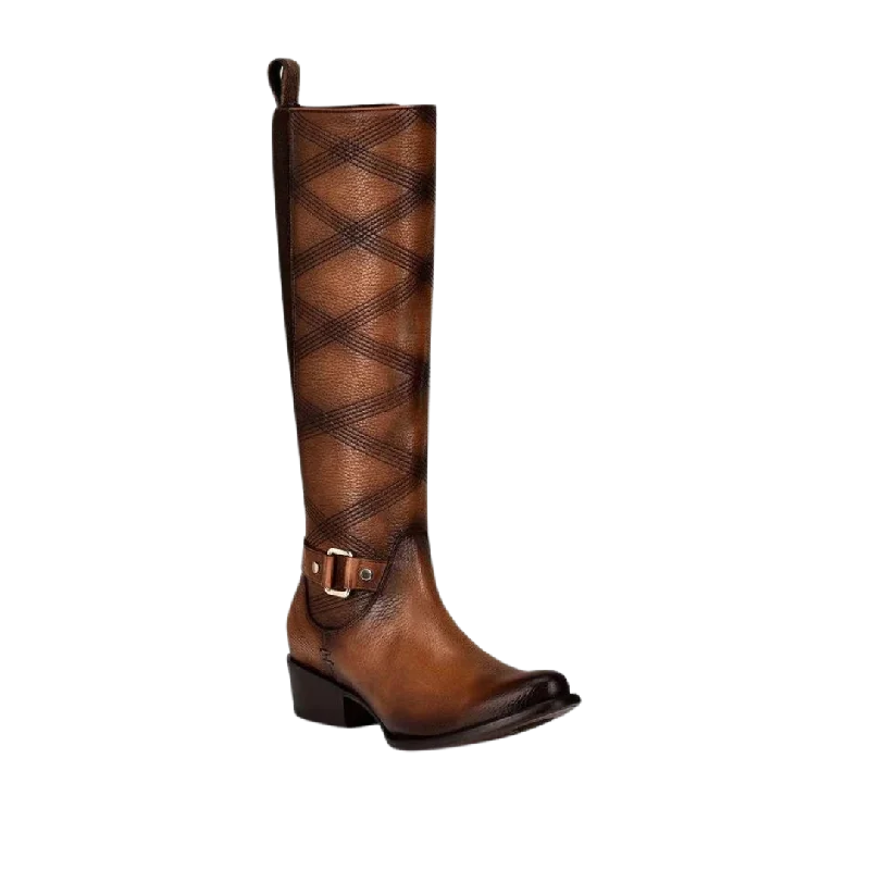 Cuadra Women's Honey Embroidery & Harness Tall Boot