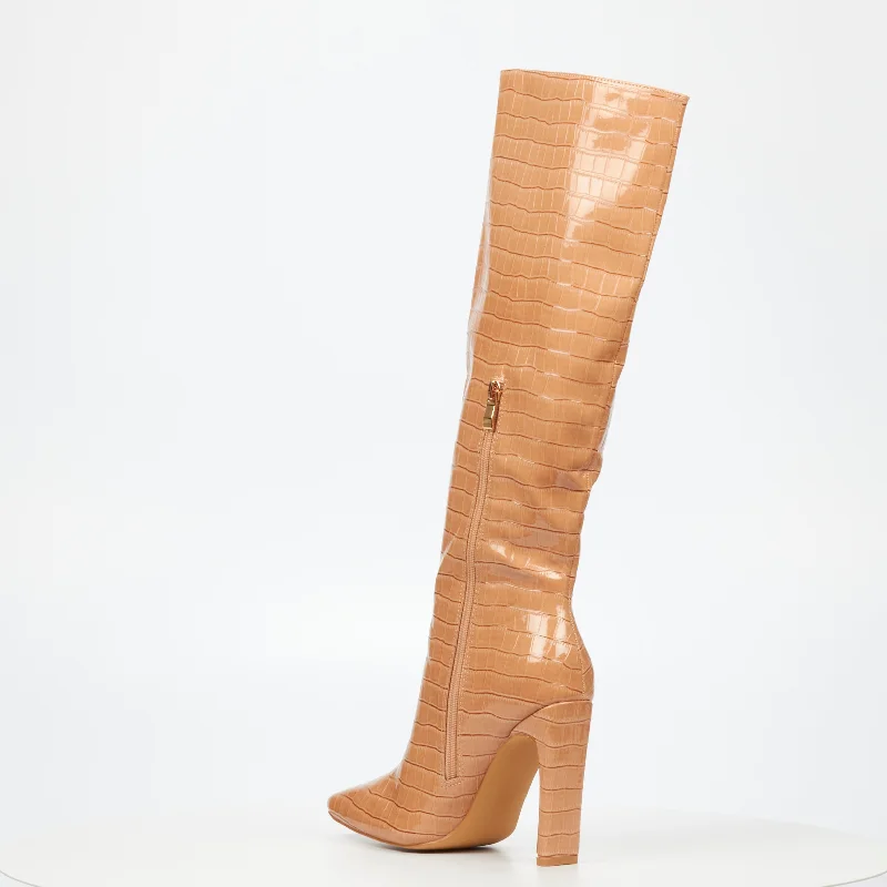 Maffia Boots - Nude - Last Size 4 , 5 & 6