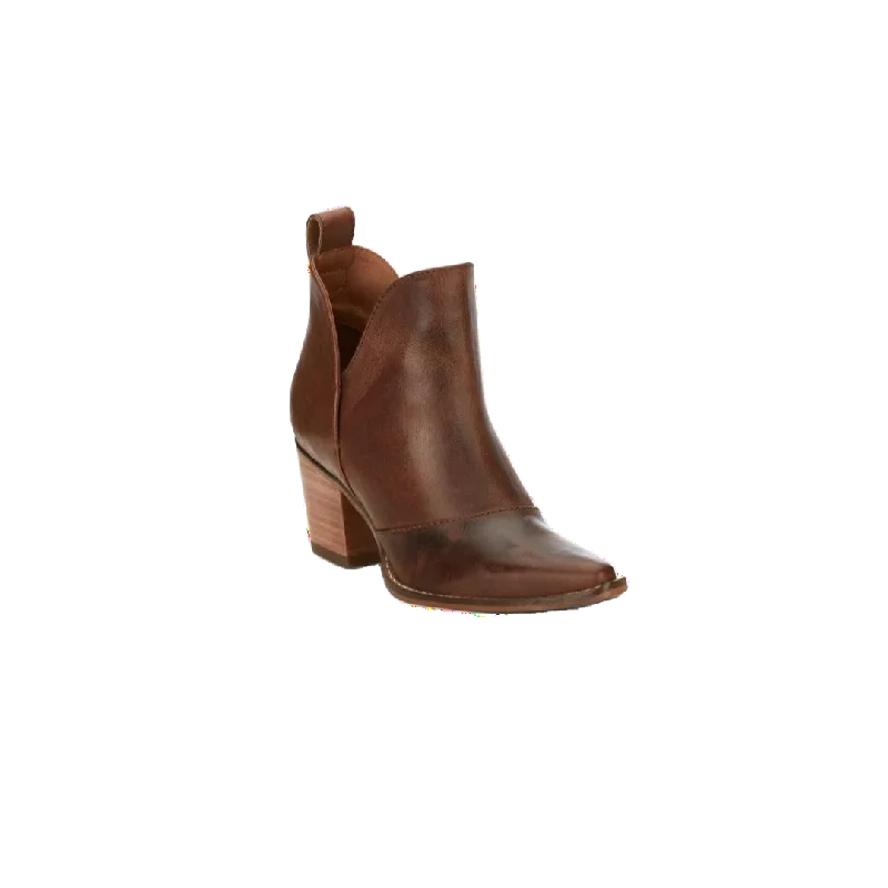 Nocona Women's Micki Brunette Snip Toe Brown Booties