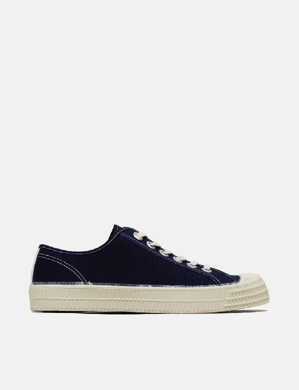 Novesta Star Master Contrast Stitch (Canvas) - Navy Blue/Ecru