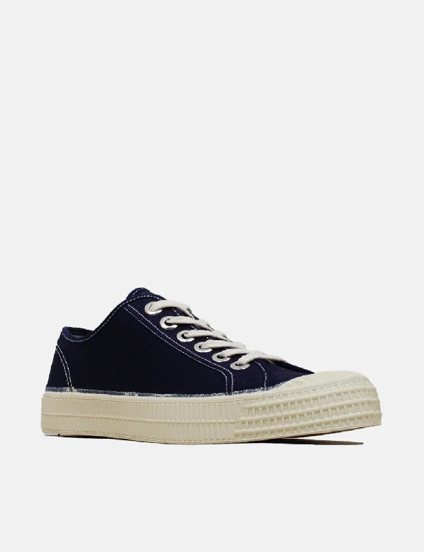 Novesta Star Master Contrast Stitch (Canvas) - Navy Blue/Ecru