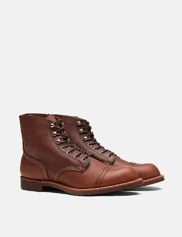 Red Wing 6"" Iron Ranger Boot (8111) - Amber Brown Harness