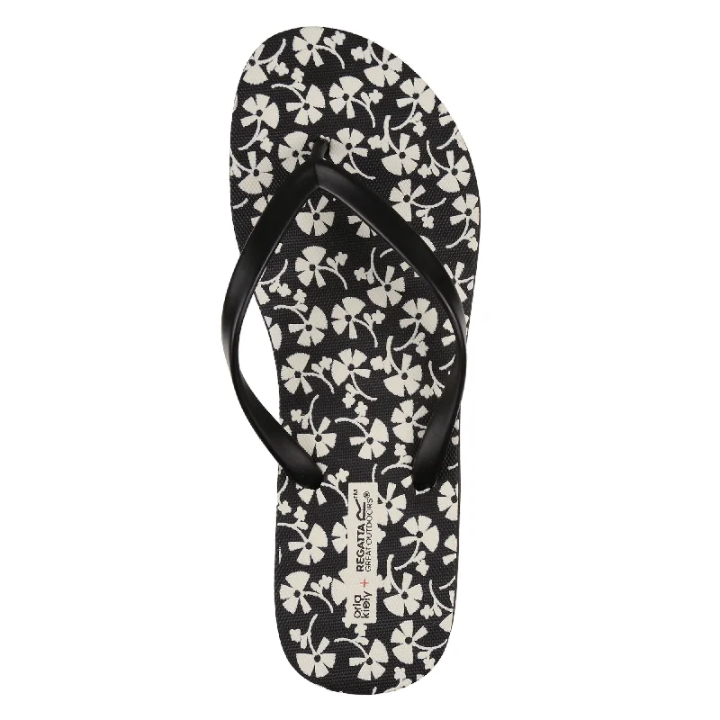 Regatta Womens/Ladies Orla Kiely Parsley Flip Flops