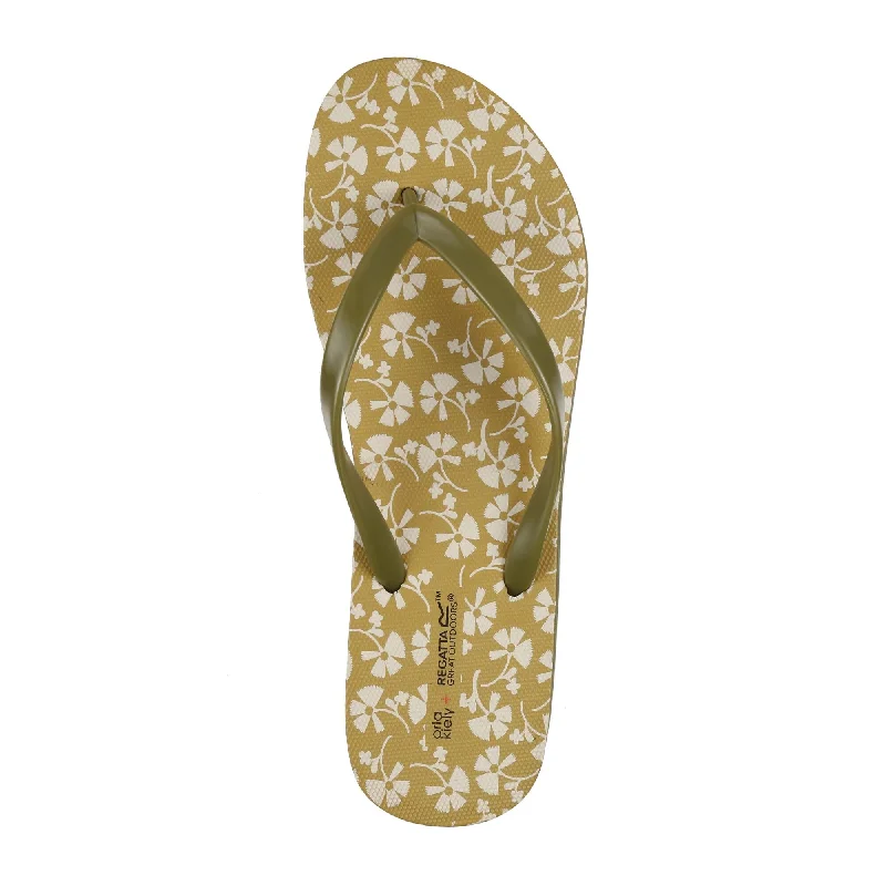 Regatta Womens/Ladies Orla Kiely Parsley Flip Flops